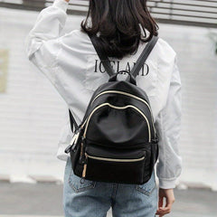 PU Leather Backpack Large Capacity Casual Bag for Daily Use
