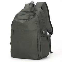 Men's Large Capacity Travel Backpack Schoolbag with USB Charging Port