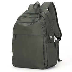 Men's Large Capacity Travel Backpack Schoolbag with USB Charging Port