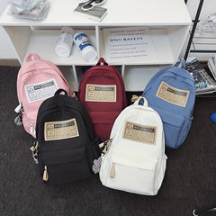 Large Capacity Backpack for Students Nylon Water Repellent