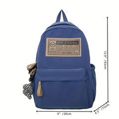 Large Capacity Backpack for Students Nylon Water Repellent
