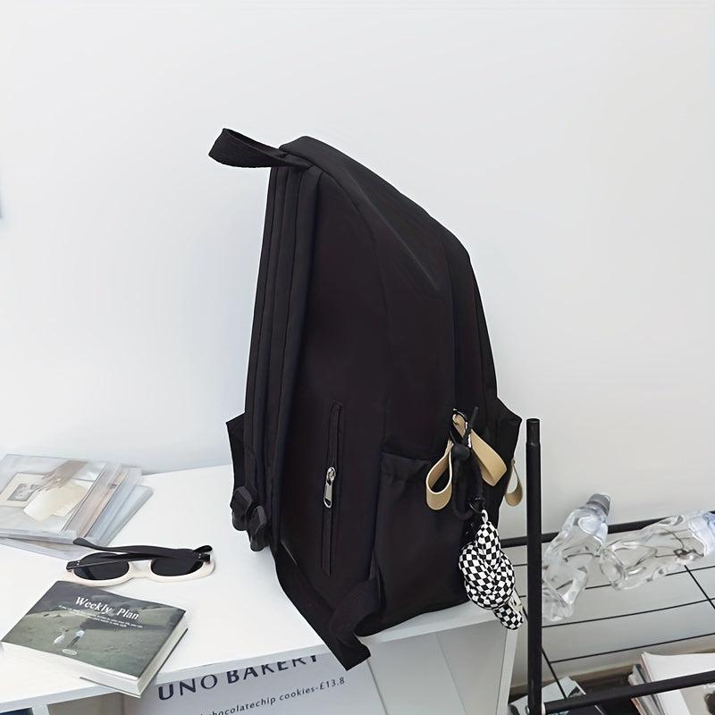 Large Capacity Backpack for Students Nylon Water Repellent