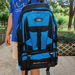 80L Men's Large Capacity Backpack Outdoor Sports Travel Hiking Camping Bag