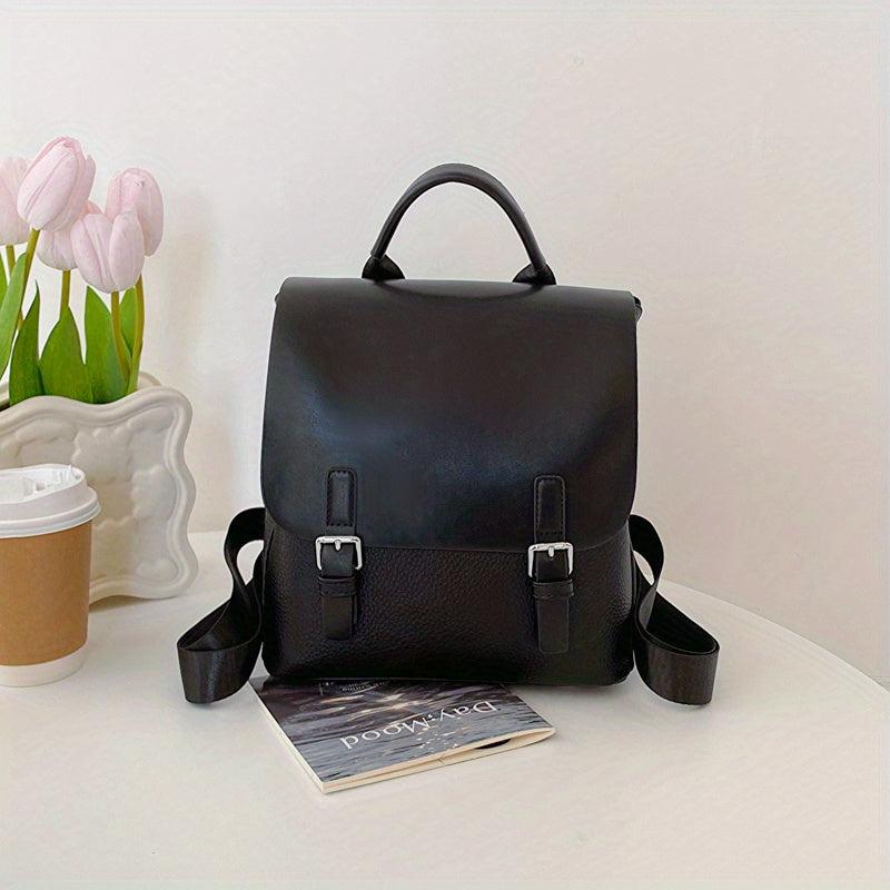 College Students Backpack Large Capacity Contrast Bag Commuter Bag