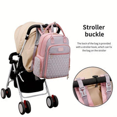 Large Capacity Waterproof Backpack Insulation Feeding Bottle Holder Bag