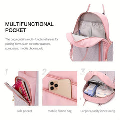 Large Capacity Waterproof Backpack Insulation Feeding Bottle Holder Bag
