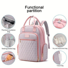 Large Capacity Waterproof Backpack Insulation Feeding Bottle Holder Bag
