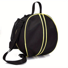 Basketball Shape Backpack with Water Bottle Holder Outdoor Sports Bag