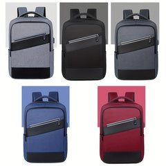 Men's Waterproof Business Laptop Backpack with USB Charging Port