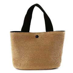 Straw Woven Handbags Casual Tote Bag For Holiday Beach