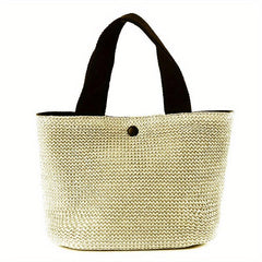 Straw Woven Handbags Casual Tote Bag For Holiday Beach