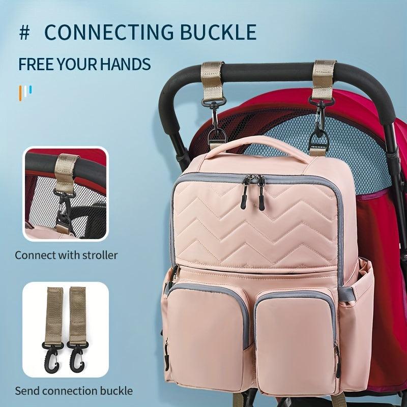 Preppy Travel Backpack Solid Computer Casual Student Double Shoulder Bag