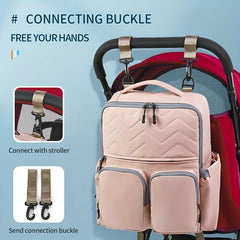 Preppy Travel Backpack Solid Computer Casual Student Double Shoulder Bag