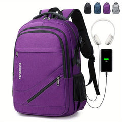 Large Laptop Backpack 17.3 Inches Waterproof Travel Schoolbag