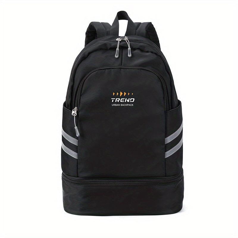 Large Capacity Folding Backpack Travel Bag Dry And Wet Separation