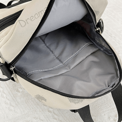 Bear Printed Multifunctional Backpack Handbag Crossbody Bag