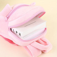 Cartoon Pig Shape Kids Schoolbag For Kindergarten Outdoor Use