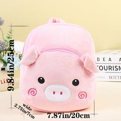 Cartoon Pig Shape Kids Schoolbag For Kindergarten Outdoor Use