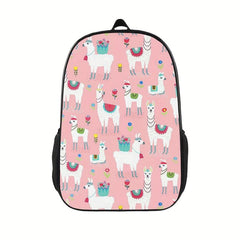 Animal Print Backpack Lightweight Outdoor School Bag For Teens Boys Girls
