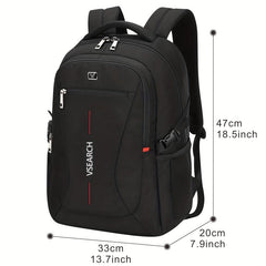 Business Waterproof Backpack Laptop Bag with USB Charging Port