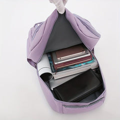 Casual Student Schoolbag, Waterproof Large Capacity Backpack