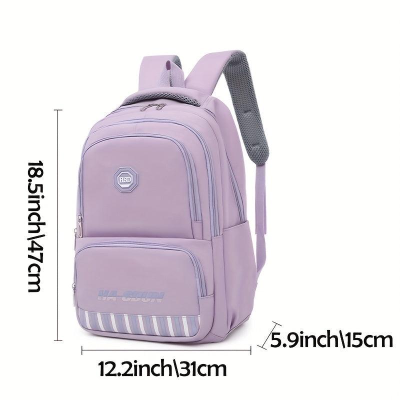 Casual Student Schoolbag, Waterproof Large Capacity Backpack