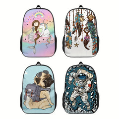 Mermaid Backpacks School Elementary Travel Backpack