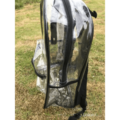 Transparent PVC Backpack Students School Bag Durable Stylish Backpack