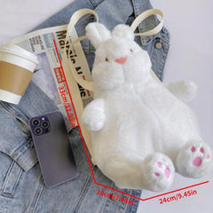Cartoon Plush Rabbit Backpack Cute Girls Women's Backpack