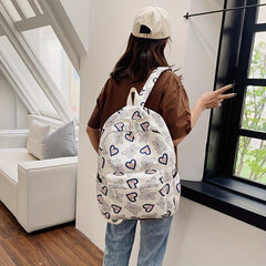 Cartoon Bear Print Travel Backpack