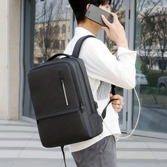 Large Capacity Office Commuter Backpack with Charging Hole