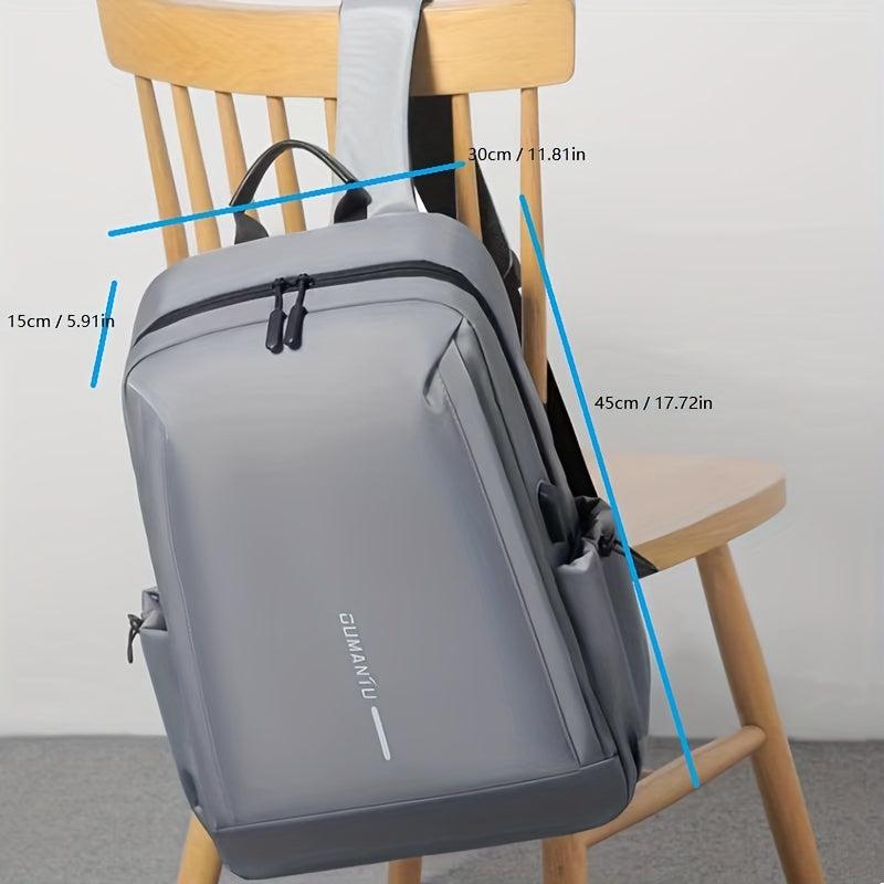 Casual Travel Backpack With USB Charging Laptop Bag