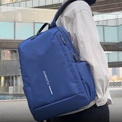 Casual Travel Backpack With USB Charging Laptop Bag
