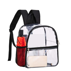 Transparent PVC Waterproof Backpack Lightweight Portable Bag