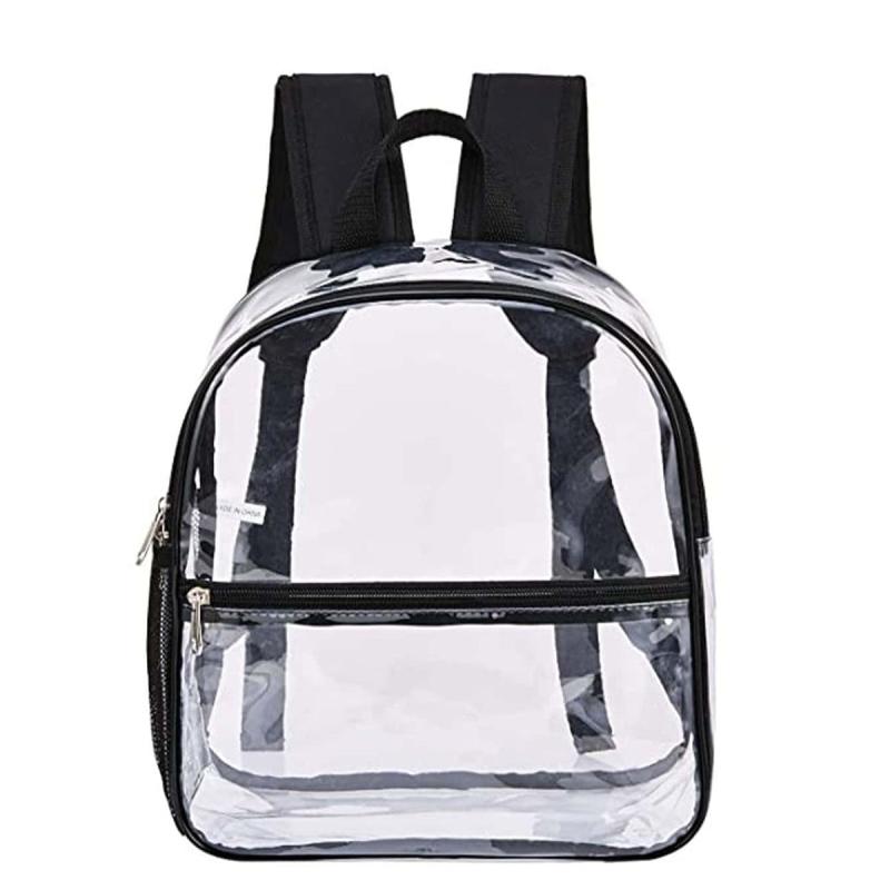 Transparent PVC Waterproof Backpack Lightweight Portable Bag