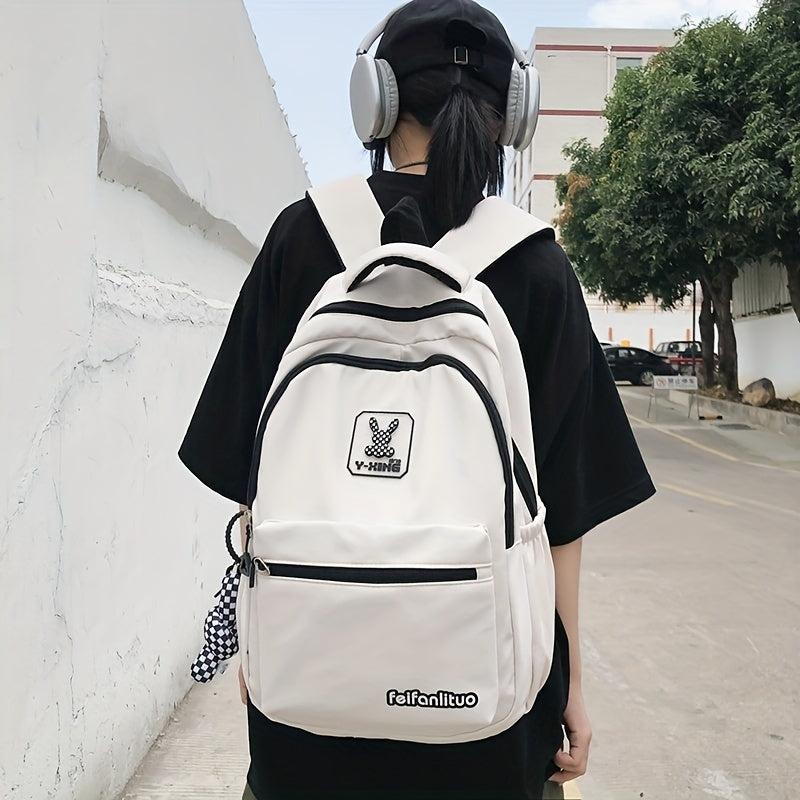 Casual Large Capacity Backpack All match Student School Bag