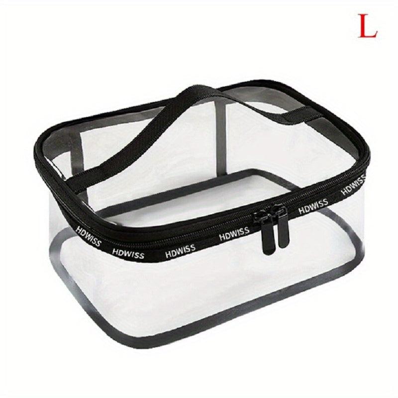 Waterproof Transparent PVC Bath Cosmetic Bag Women Make Up Case