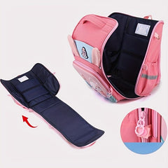 Rabbit Astronaut Pattern Backpack Kids School Bag