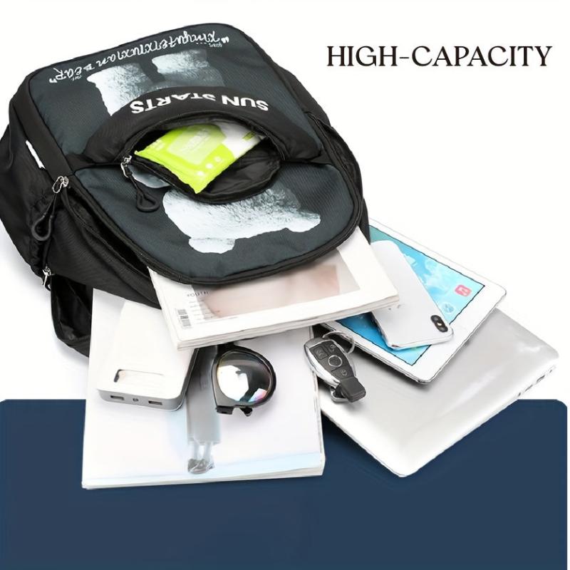 Creative Bear Student School Bag Casual Large Capacity Backpack