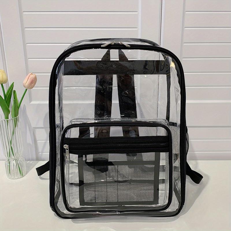 Transparent PVC Waterproof Backpack for Students
