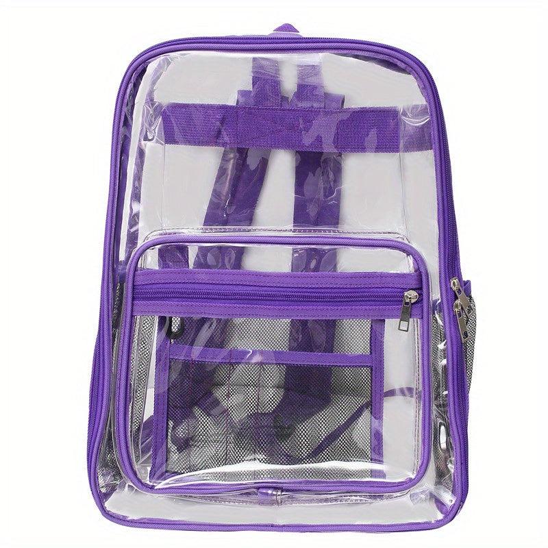 Transparent PVC Waterproof Backpack for Students