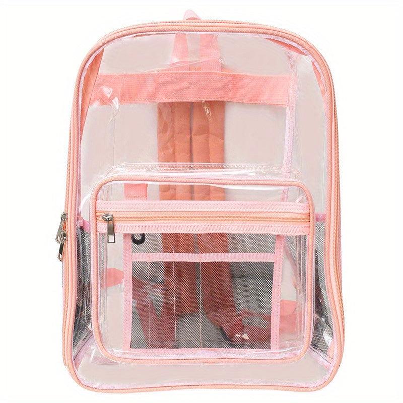 Transparent PVC Waterproof Backpack for Students