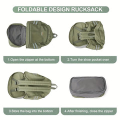 Sports Backpack with Shoes Compartment & Wet Pocket