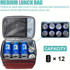 Reusable Lunch Box For Office Work School Picnic Beach Tote Bag