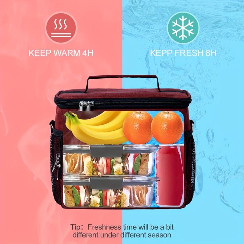 Reusable Lunch Box For Office Work School Picnic Beach Tote Bag