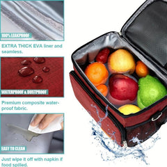 Reusable Lunch Box For Office Work School Picnic Beach Tote Bag
