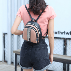 Personality Letter Pattern Backpack Travel Versatile Small Bag