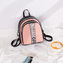 Personality Letter Pattern Backpack Travel Versatile Small Bag
