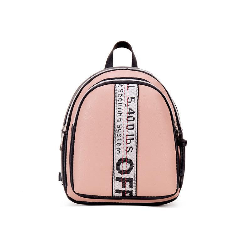 Personality Letter Pattern Backpack Travel Versatile Small Bag