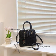 3pcs Crossbody Bag Handbag Coin Purse Set Women's Bags Embossed Pattern
